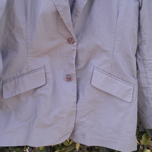 GAP Casual Vintage Palm Khaki Blazer coat sz 14 - Picture 4 of 9